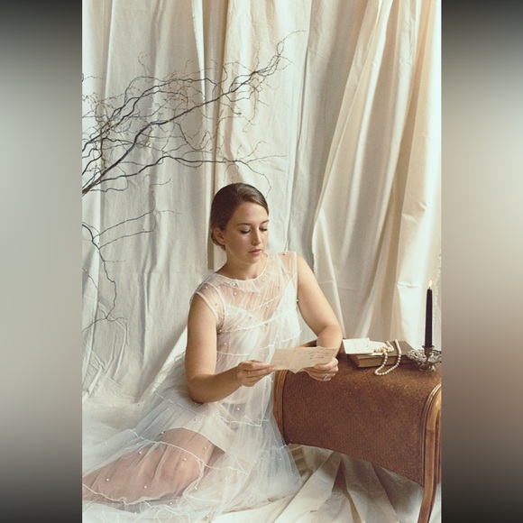 UNTAMED PETALS | Bridal pearl tulle gown | Untamed Petals pearl tulle gown - Picture 5 of 8